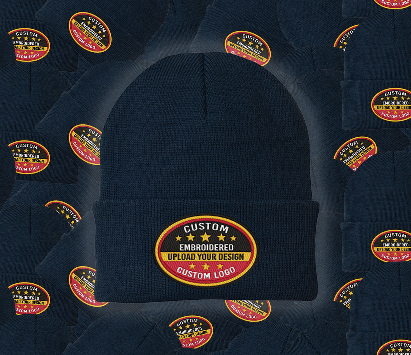 CUSTOM EMBROIDERED BEANIE BUNDLE